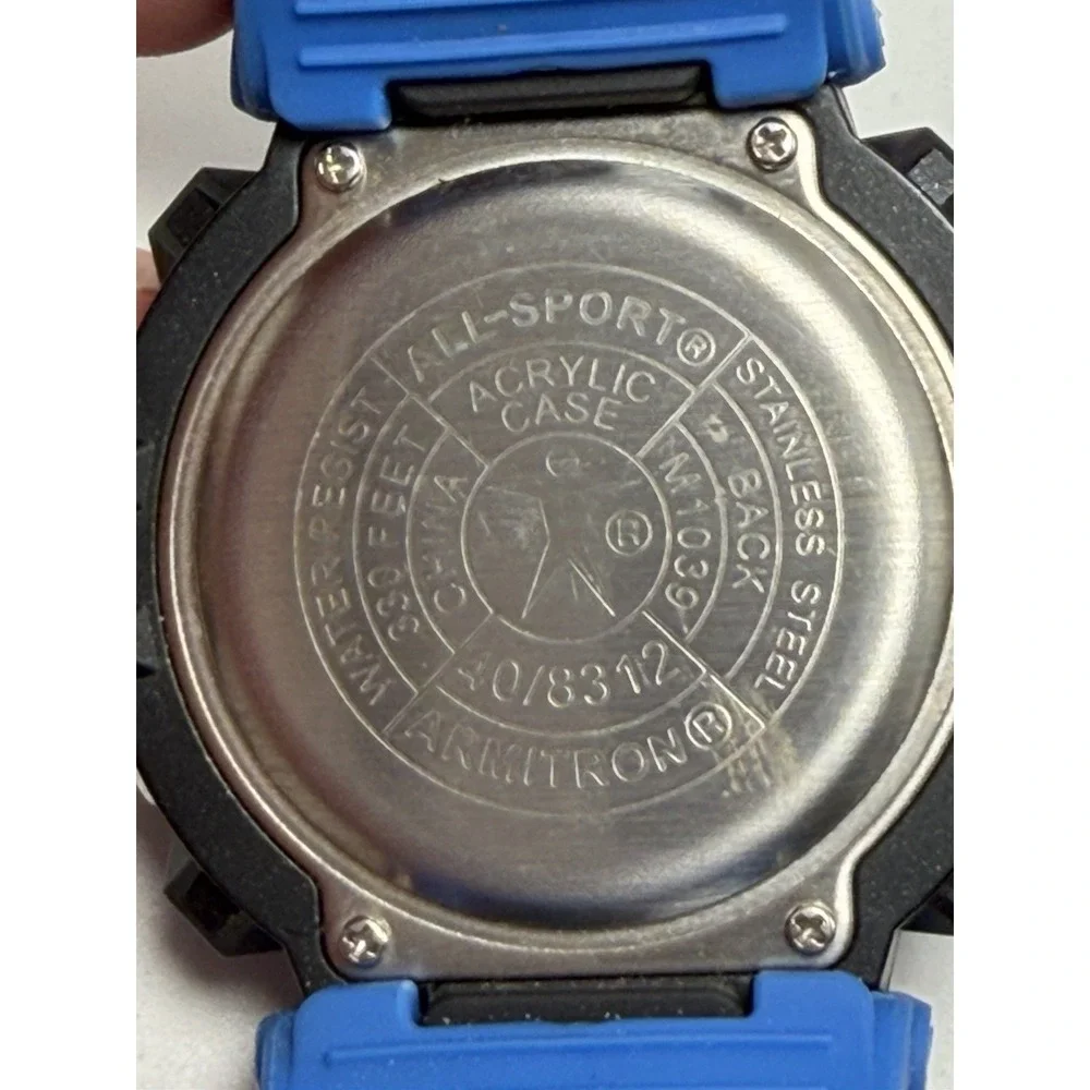Armitron 40/8312 New Battery Mens Digital Watch 46MM 8